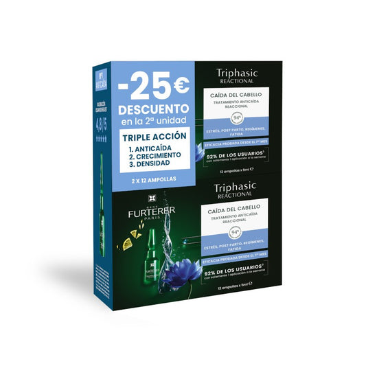 Rene Furterer Triphasic Reaccional 2x12 Ampollas