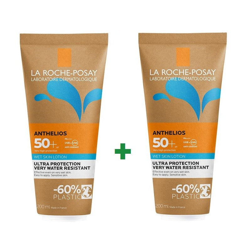 ANTHELIOS Loción Wet Skin SPF50+【DUPLO】 2x200ml-1
