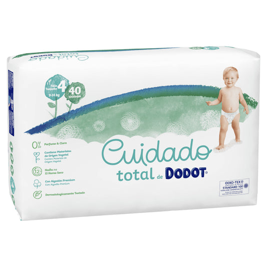 DODOT Cuidado Total Pañales Talla 4 (9-14kg) 40 unidades-1