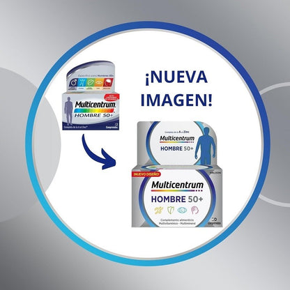 MULTICENTRUM Hombre 50+ (90 Comprimidos)-2
