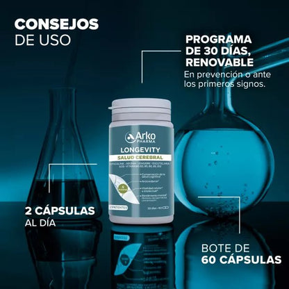 Arkopharma Longevity Brain Health citicoline capsules 60