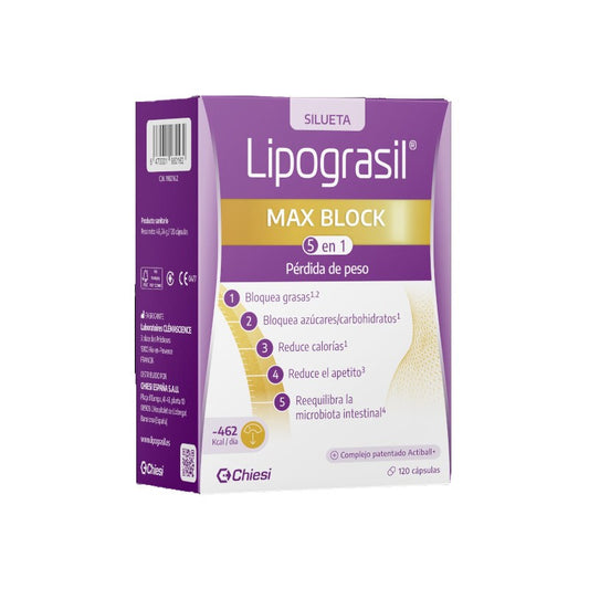 Lipograsil Max Block 5 en1 120 cápsulas-1