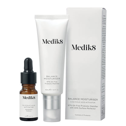 Medik8 Balance Moisturiser 50 ml & Glycolic Acid Activator 10 ml-1