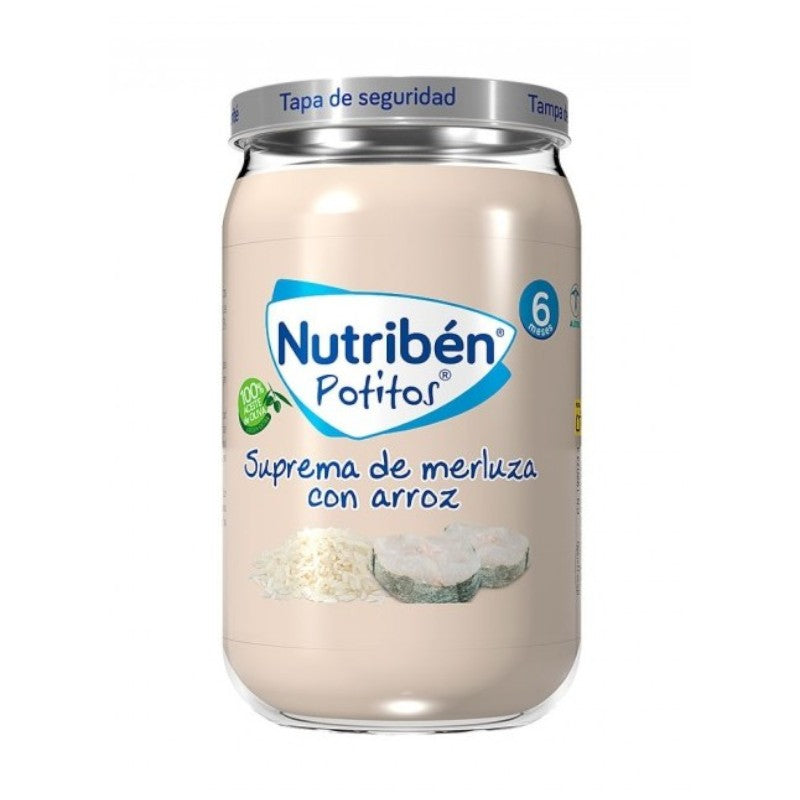 Nutriben Potito Suprema De Merluza Con Arroz 6x235g-2