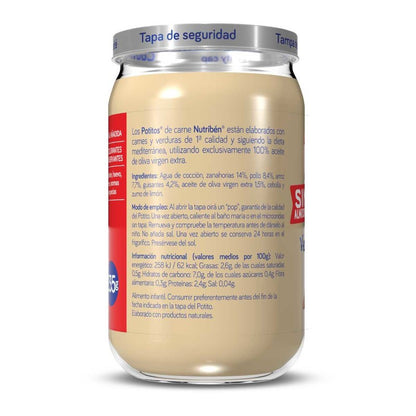 Nutribén Potito Verduritas con Pollo 235g-2