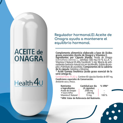 H4U Aceite de Onagra 60 cápsulas blandas-3