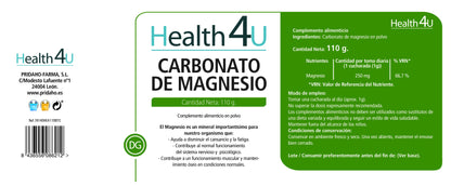 H4U Carbonato de Magnesio 110 g en polvo-2