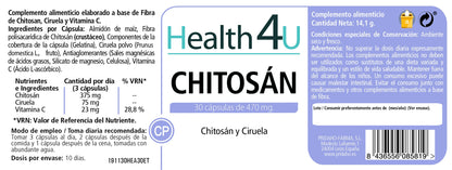 H4U Chitosán 30 cápsulas-2