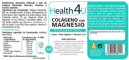 H4U Colágeno con Magnesio 90 comprimidos-2