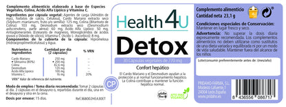 H4U Detox 30 cápsulas vegetales-2