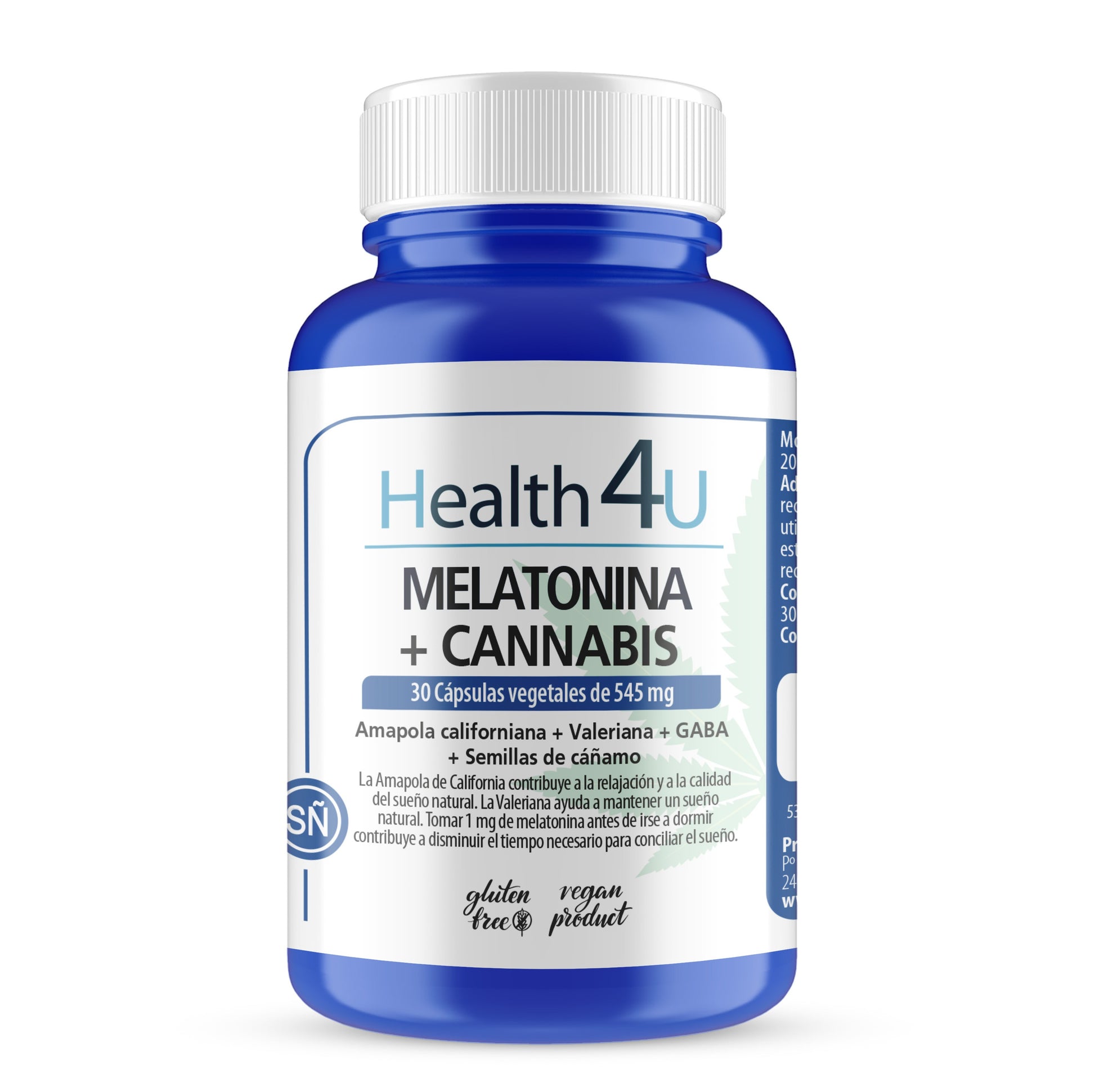 H4U Melatonina + Cannabis 30 cápsulas-1