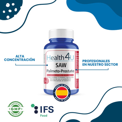 H4U Saw Palmeto-Prostate 60 comprimidos -4