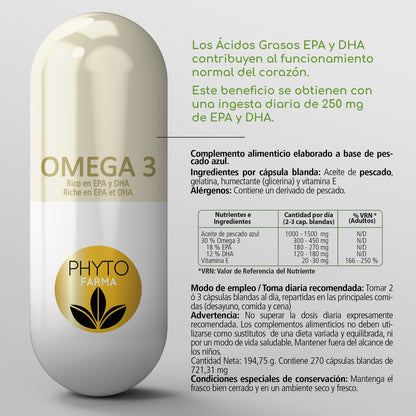 PHYTOFARMA Omega 3 270 cápsulas blandas-2