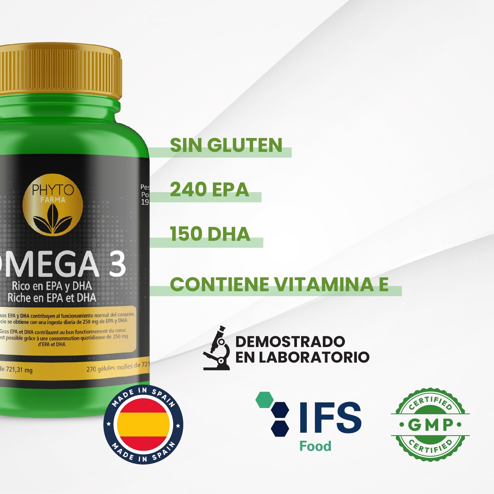 PHYTOFARMA Omega 3 270 cápsulas blandas-4