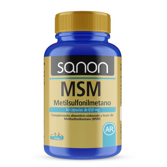 SANON MSM Metilsulfonilmetano 60 cápsulas-1