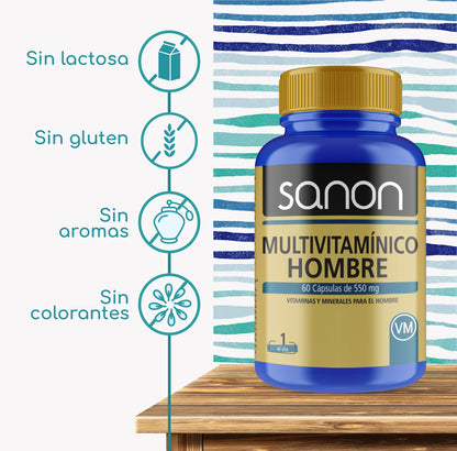 SANON Multivitamínico Hombre 60 cápsulas-2