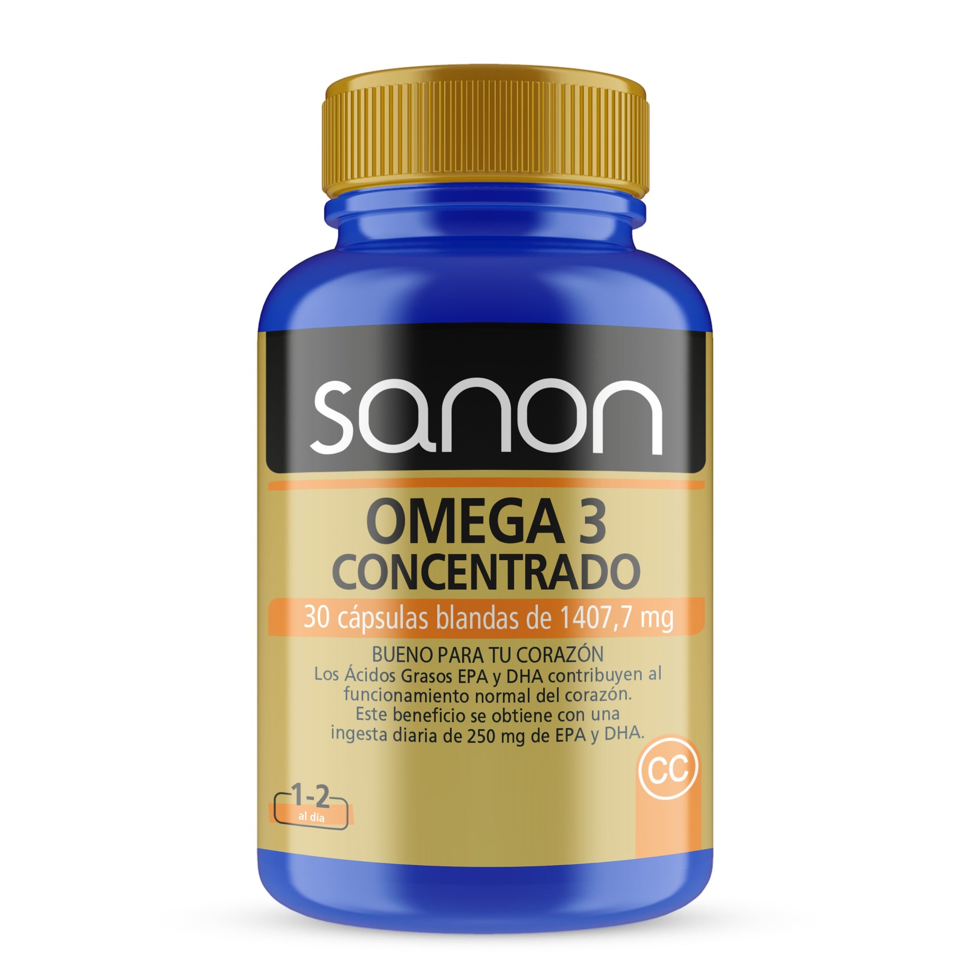 SANON Omega 3 Concentrado 30 cápsulas blandas-1
