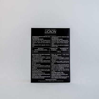 SANON SPORT LICAON L-Glutamina 30 cápsulas-3