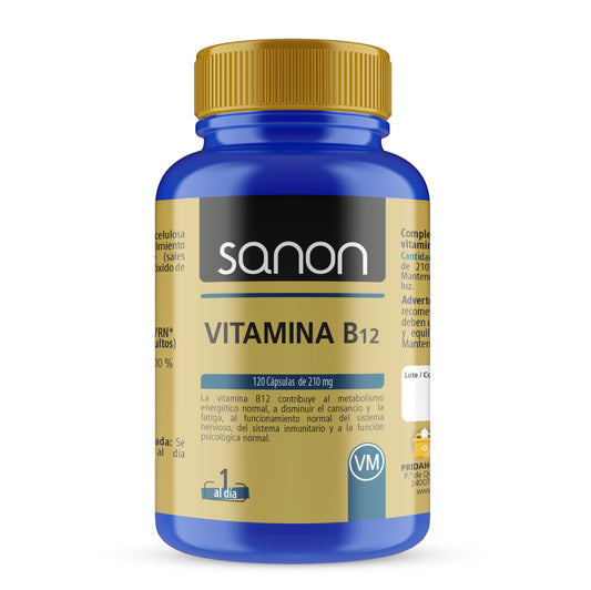 SANON Vitamina B12 120 cápsulas-1
