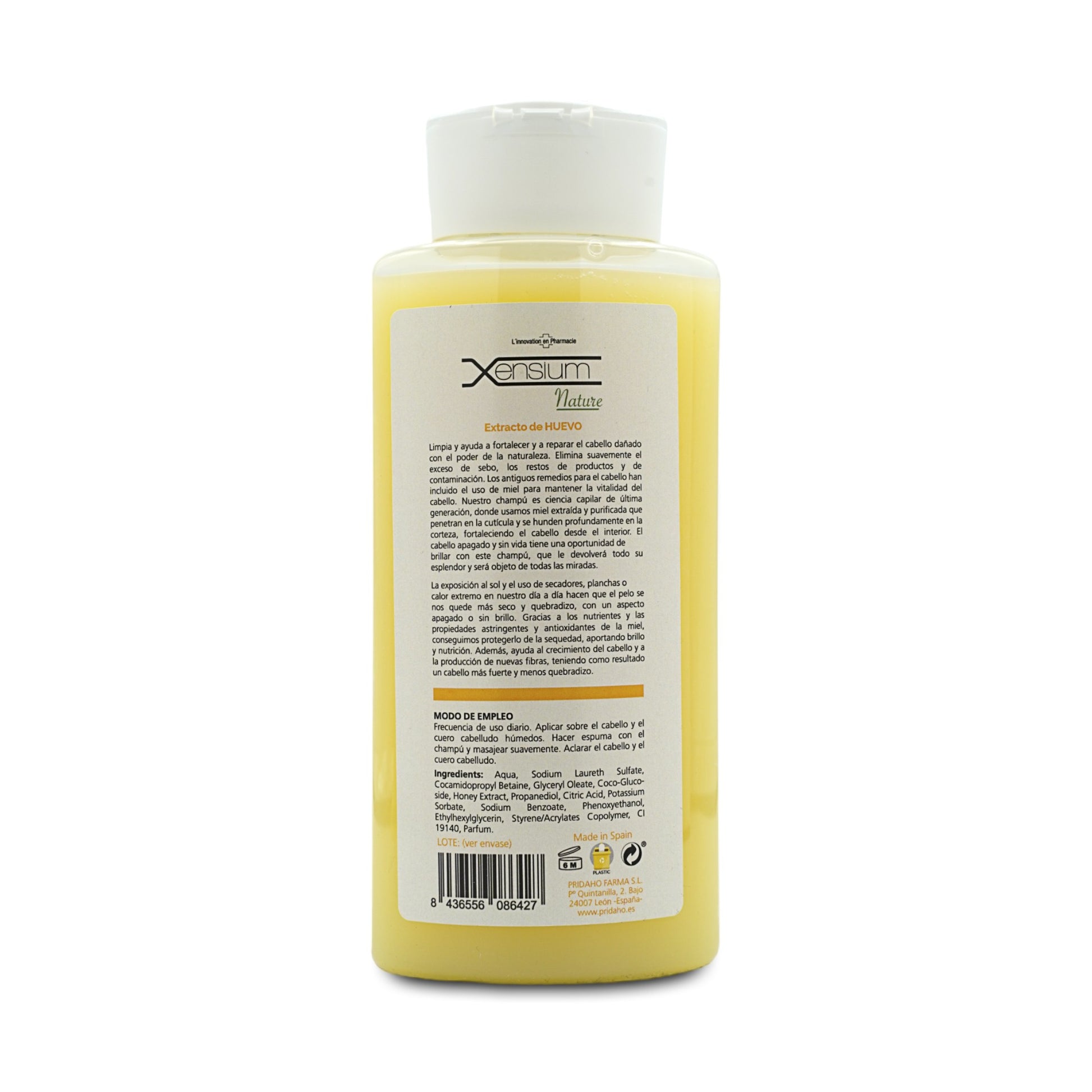 XENSIUM Nature Champú extracto de Huevo 500 ml-2