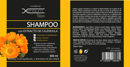 XENSIUM Nature Shampoo con extracto de Caléndula 500 ml-2