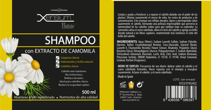 XENSIUM Nature Shampoo con extracto de Camomila 500 ml-2