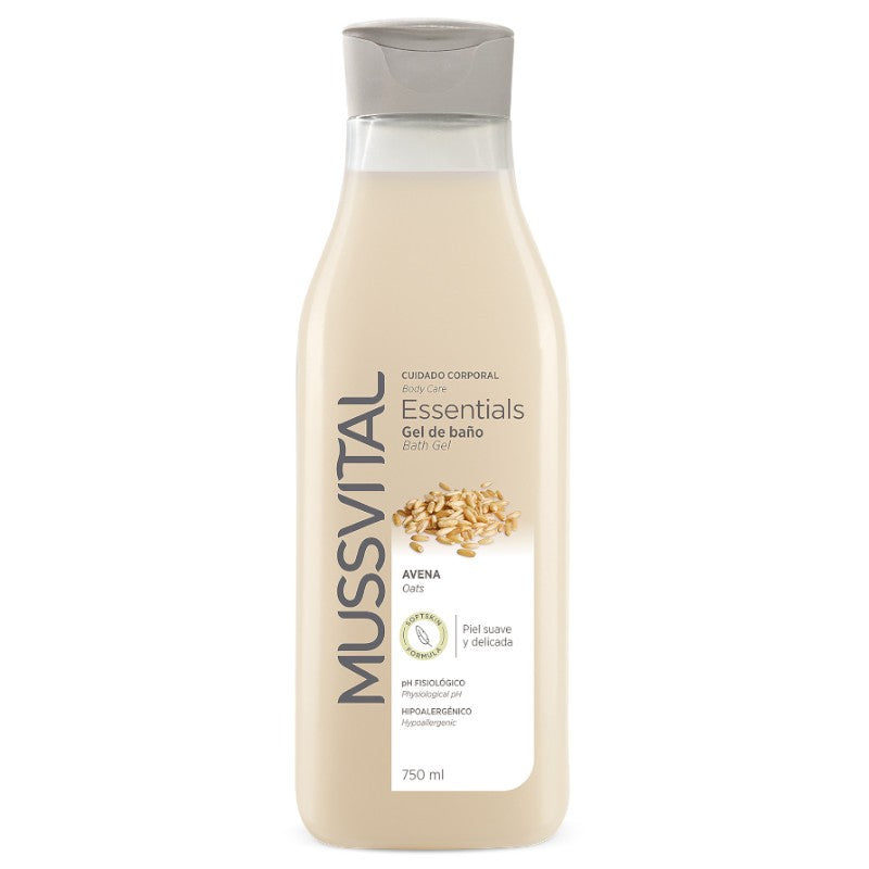 MUSSVITAL Gel de Baño con Avena 750ml-1