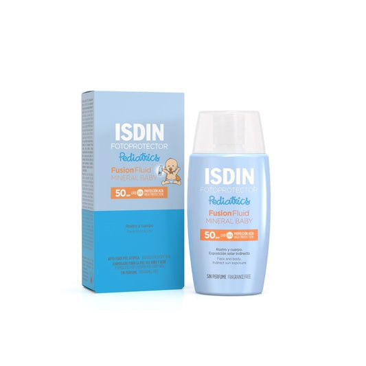 ISDIN Fusion Fluid Mineral Baby Pediatrics SPF 50 Fotoprotector 50ml-1
