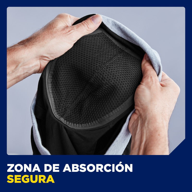 TENA Men Boxer Lavable Boxer Negro M-5
