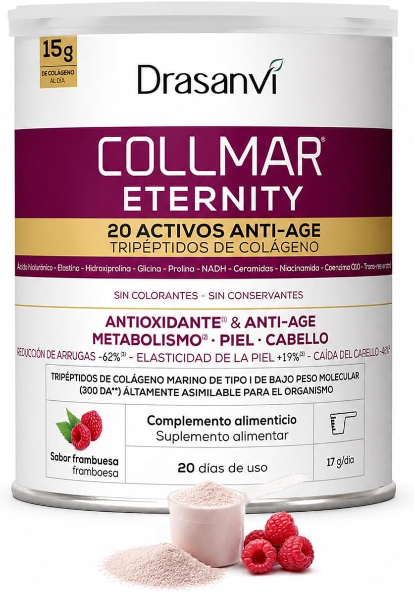Collmar Eternity 20 Activos Anti-Age Tripéptidos de Colágeno 343g
