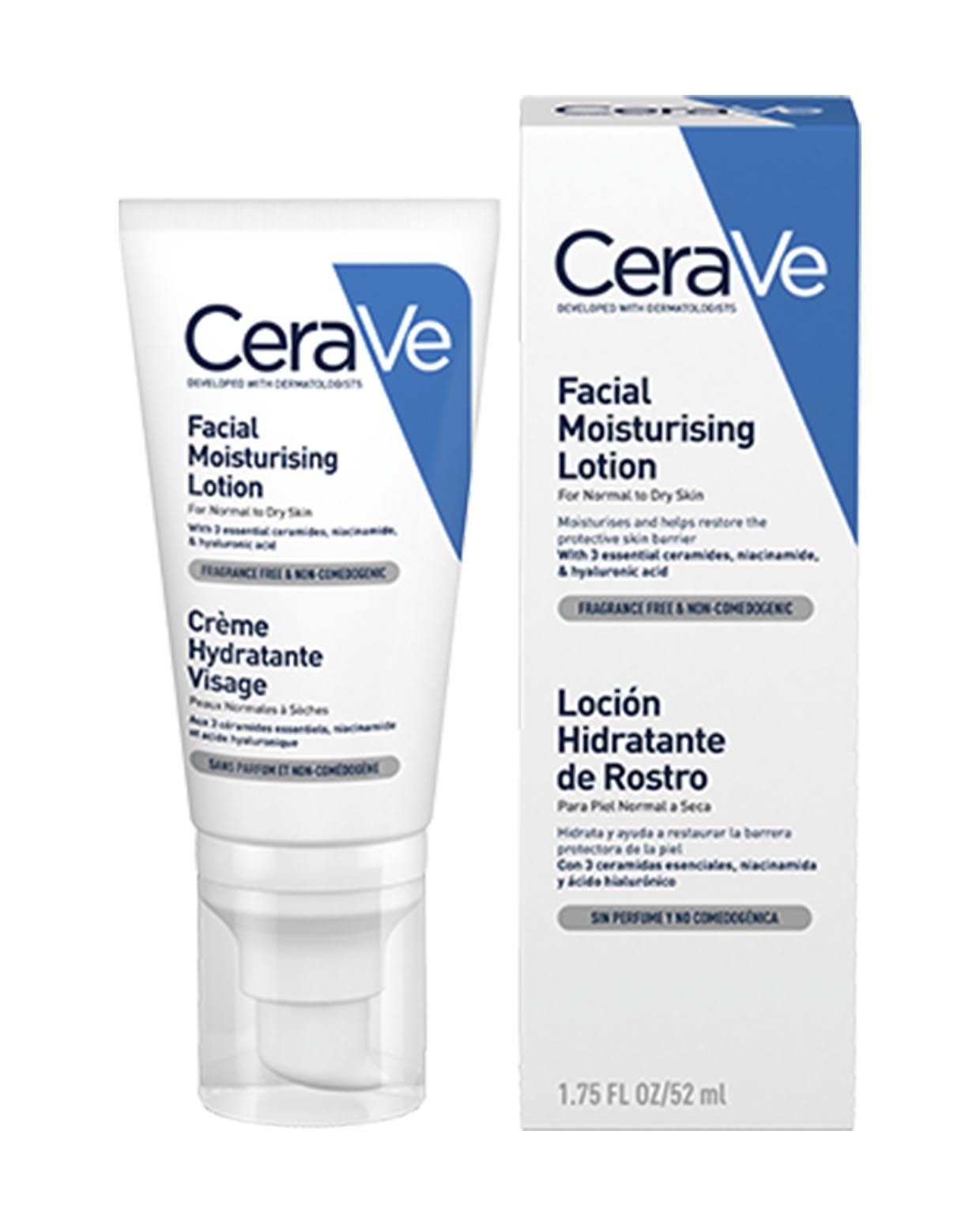 CERAVE Loción Hidratante De Rostro 52ml-2