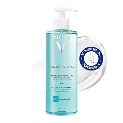 Vichy Pureté Thermale Gel Limpiador Fresco 400ml