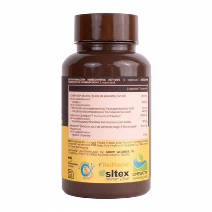 Grow Nutrition Omega 3 Cardiovascular Supplement – 60 Capsules