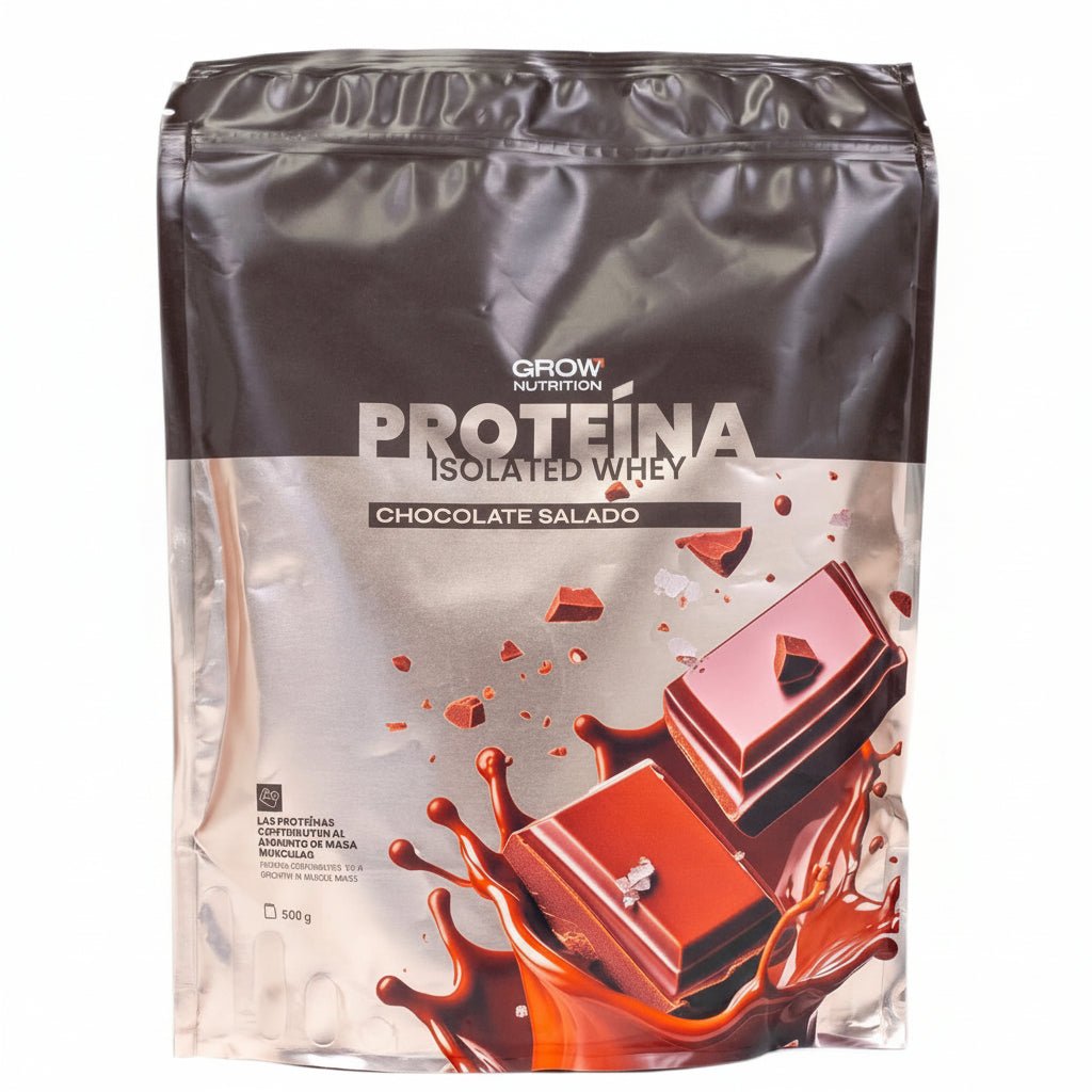 Grow Nutrition Doypack Proteína Whey Chocolate Salgado – 500 g