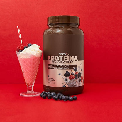 Grow Nutrition Proteína Frutos del Bosque con Yogur Griego 1kg