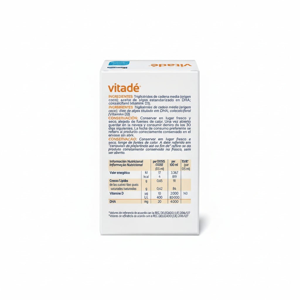 VITADÉ Vitamina D y DHA DUPLO 2x15ml