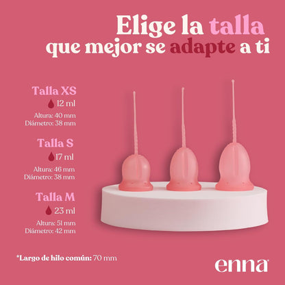 Enna Cycle Easy Copa Menstrual Talla M 1 Unidad