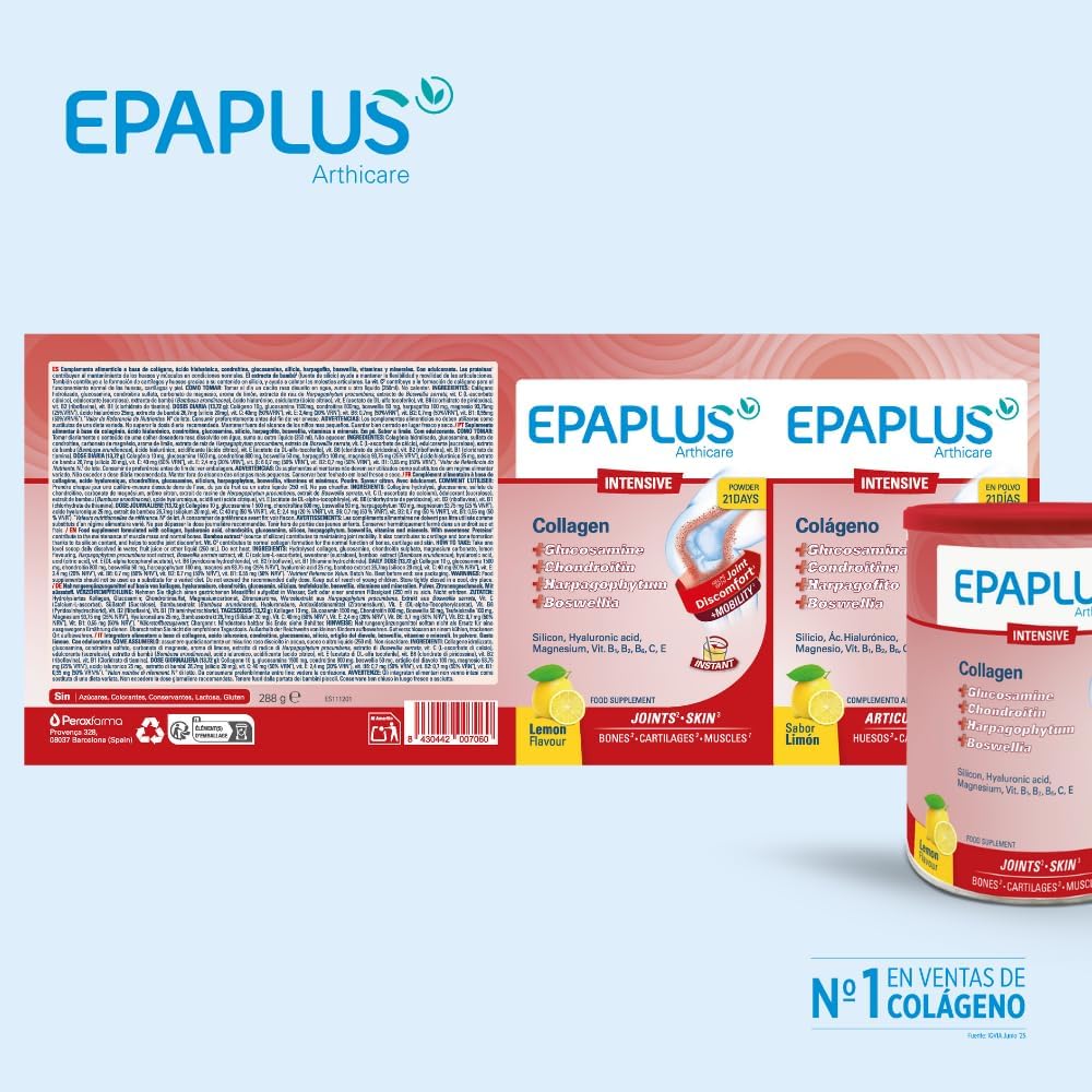 EPAPLUS Arthicare Intensive Collagene Polvere gusto Limone 288gr