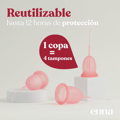 Enna Cycle Easy Copa Menstrual Talla M 1 Unidad