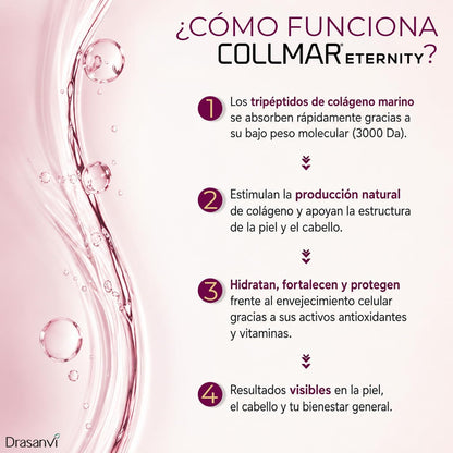 Collmar Eternity 20 Activos Anti-Age Tripéptidos de Colágeno 343g