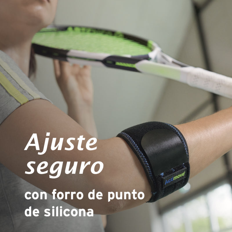 Actimove Cincha Ajustable para el Codo Color Negro Talla Universal-4