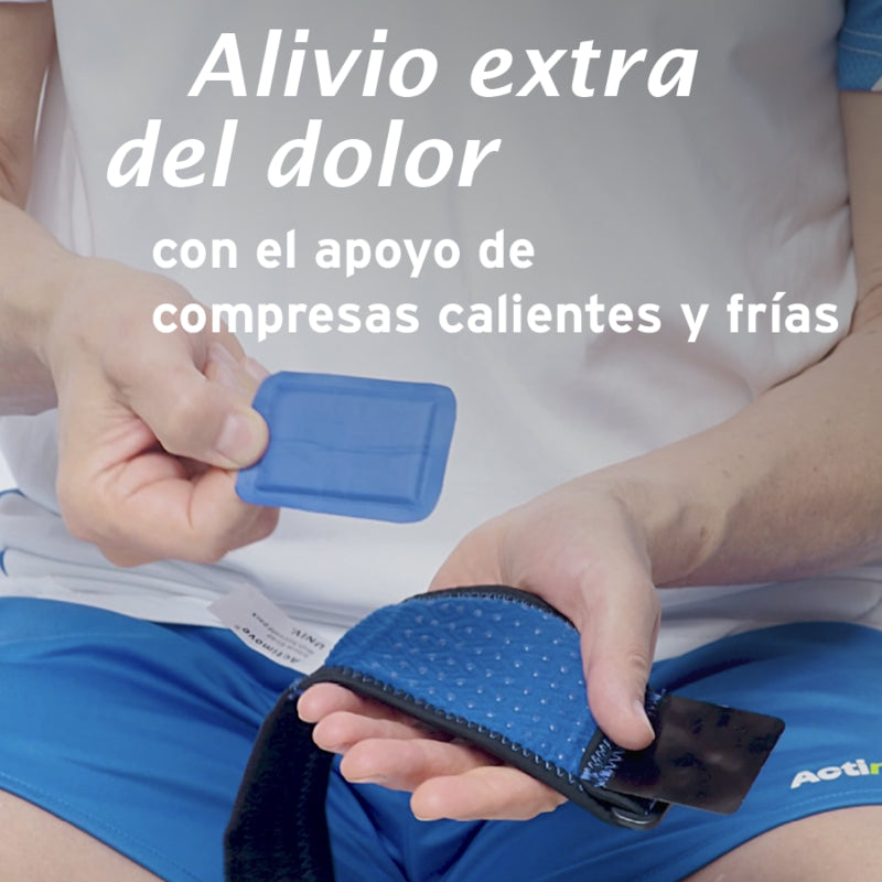 Actimove Cincha Ajustable para el Codo Color Negro Talla Universal-6