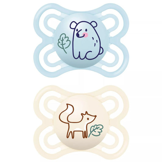 Sucette MAM Perfect Silicone 2-6M (Ours et Renard)