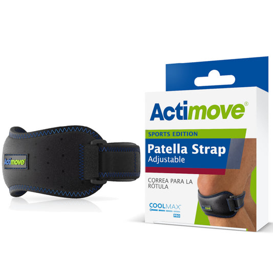 Actimove Cincha Patelar Ajustable Color Negro Talla Universal-1