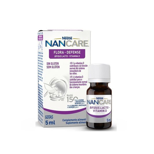 NESTLÉ NanCare Flora Defense Gotas (Bífidus Lactis + Vitamine D) 5 ml