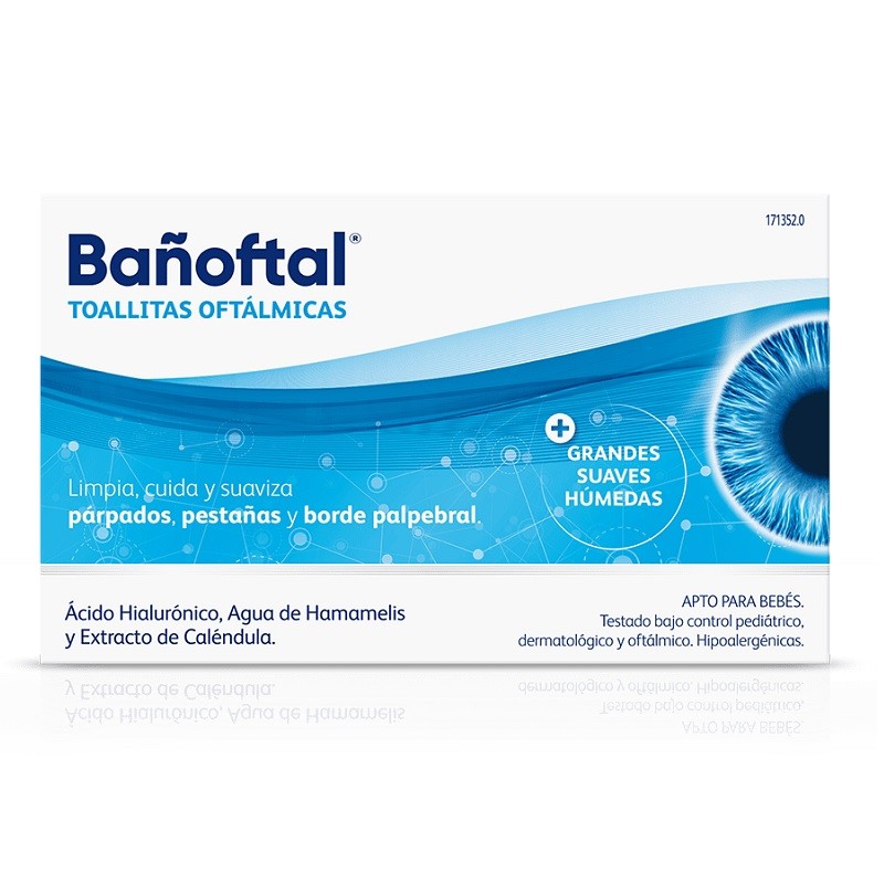 BAÑOFTAL Toallitas Oftálmicas 20 Toallitas-1