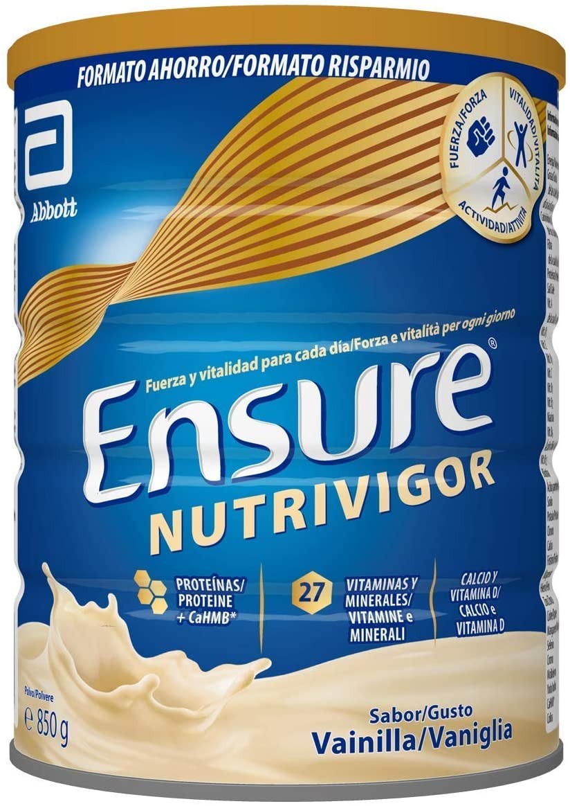 ENSURE NutriVigor Vainilla Polvo 850gr + 400g REGALO-2