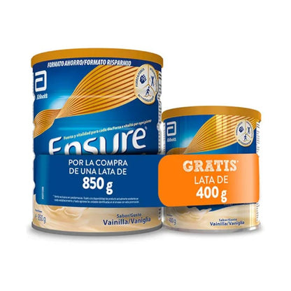 ENSURE NutriVigor Vainilla Polvo 850gr + 400g REGALO-1