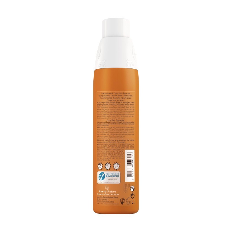 AVÈNE Protector Solar Spray Niños SPF 50+ DUPLO 2x200ml-3