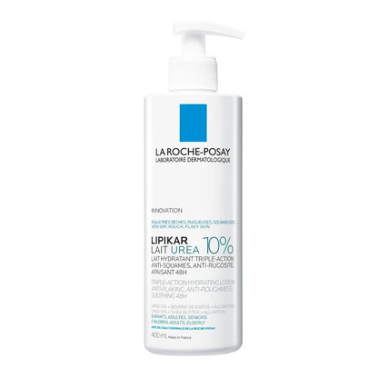 LIPIKAR Lait Urée 10% Leche Corporelle 400 ml - LA ROCHE POSAY